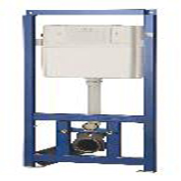 Installation frame with cistern for WCs