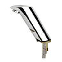 Washbasin Self closing electronic tap for battery operation, for pre-mix water supply