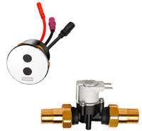 Washbasin Electronic water control with sensor and solinoid valve