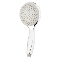 Contour Maxi Single Function Shower Handset with the following features:Large 125mm diameter handset with rub clean nozzlesCompatible with all 1/2 inch B.S.P. threads as per standard hoses