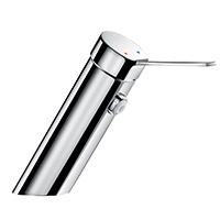 BIOSAFE pressure-balancing (EP) basin mixer H. 95mm L. 110mm without spout nor pop-up waste.