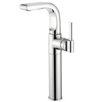 Washbasin electronic tap for pre-mixed water supply, battery operated