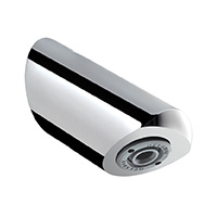 Recessed scale-resistant fixed shower head