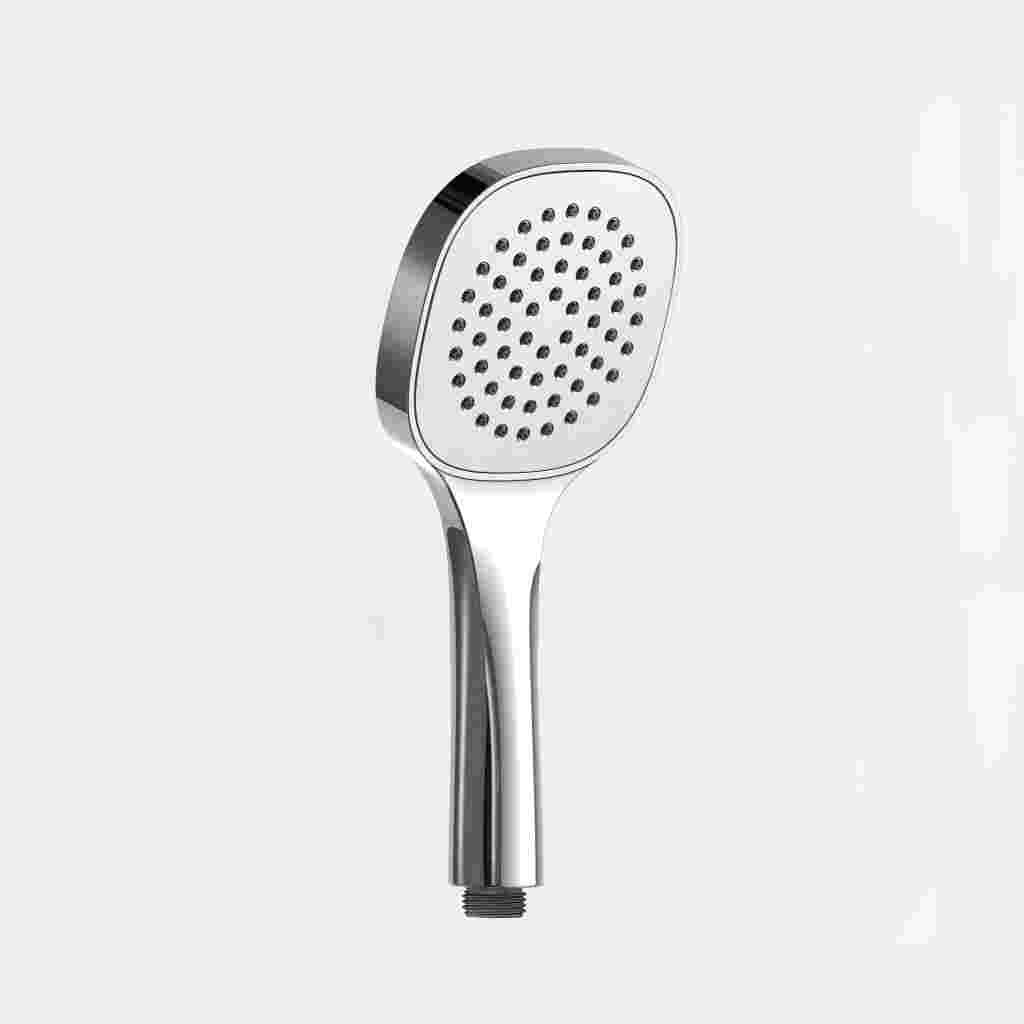 100mm Aqua Air Handshower 1 Function Full Chrome. A 1/2 inch BSP connection that is compatible with most shower hoses.