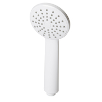 LEO 1 FUNCTION SHOWER HANDSET wHITE