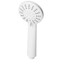 LEO 3 FUNCTION SHOWER HANDSET WHITE