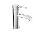 BASIN MIXER WITH COLD START AND FLOW RESTRICTOR