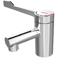 Solo2 Basin Mixer with Long Lever and copper tails (no waste)