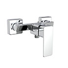 SHOWER MIXER WITH FLOW RESTRICTOR