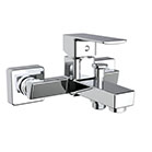 BATH-SHOWER MIXER WITH FLOW RESTRICTOR