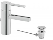BASIN MIXER WITH COLD START AND TWO-STEP CARTRIDGE (INCLUDING AUTOMATIC WASTE)