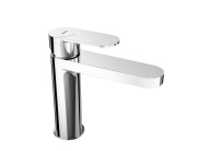 BASIN MIXER WITH COLD START AND FLOW RESTRICTOR