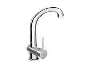 BASIN MIXER LATERAL HANDLE WITH FLOW RESTRICTOR