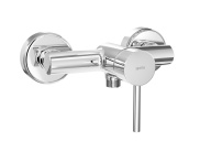 SHOWER MIXER WITH FLOW RESTRICTOR