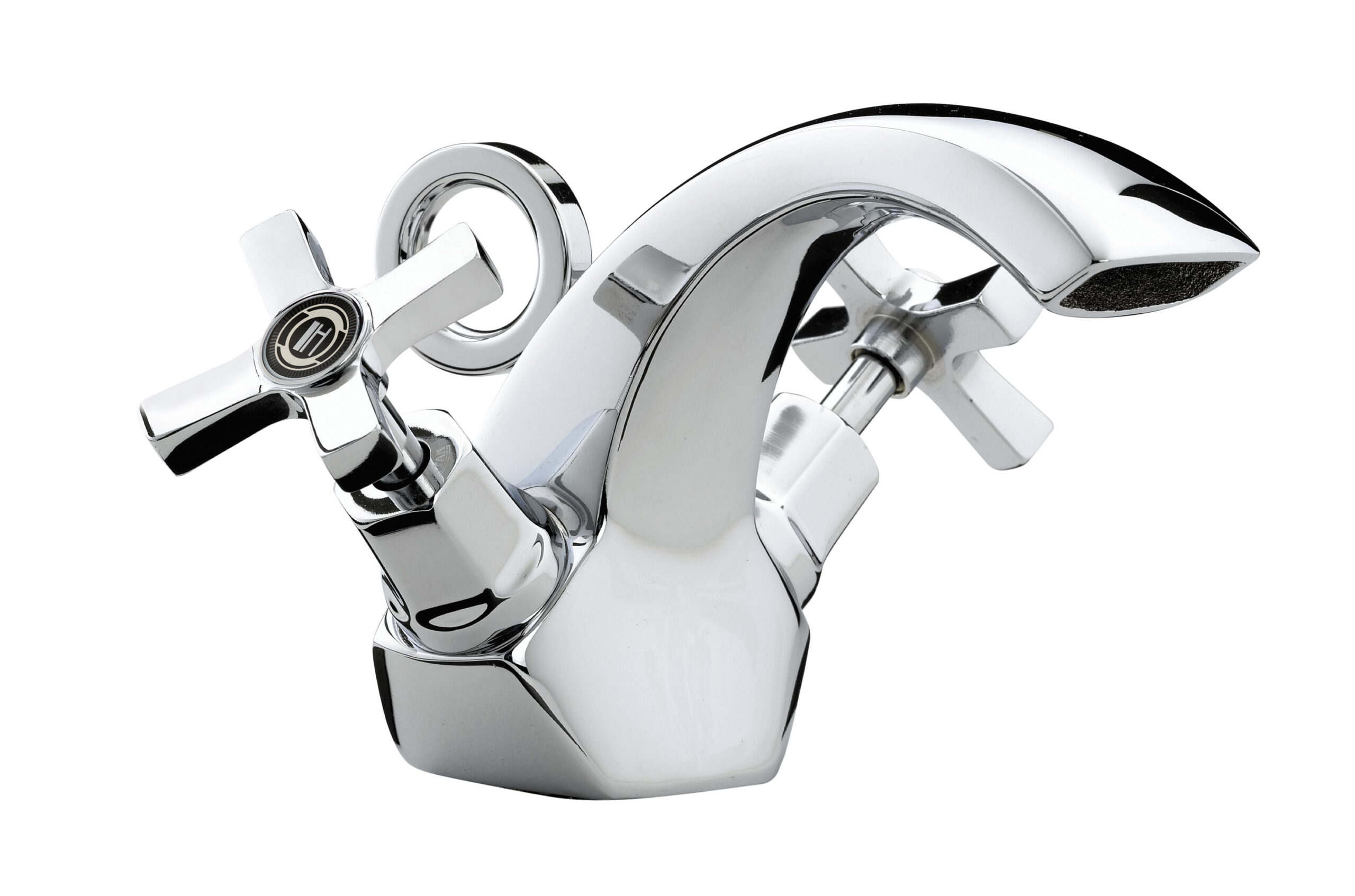 Bristan Art Deco Basin Mixer Tap with Dual Ceramic Disc Valves – Chrome