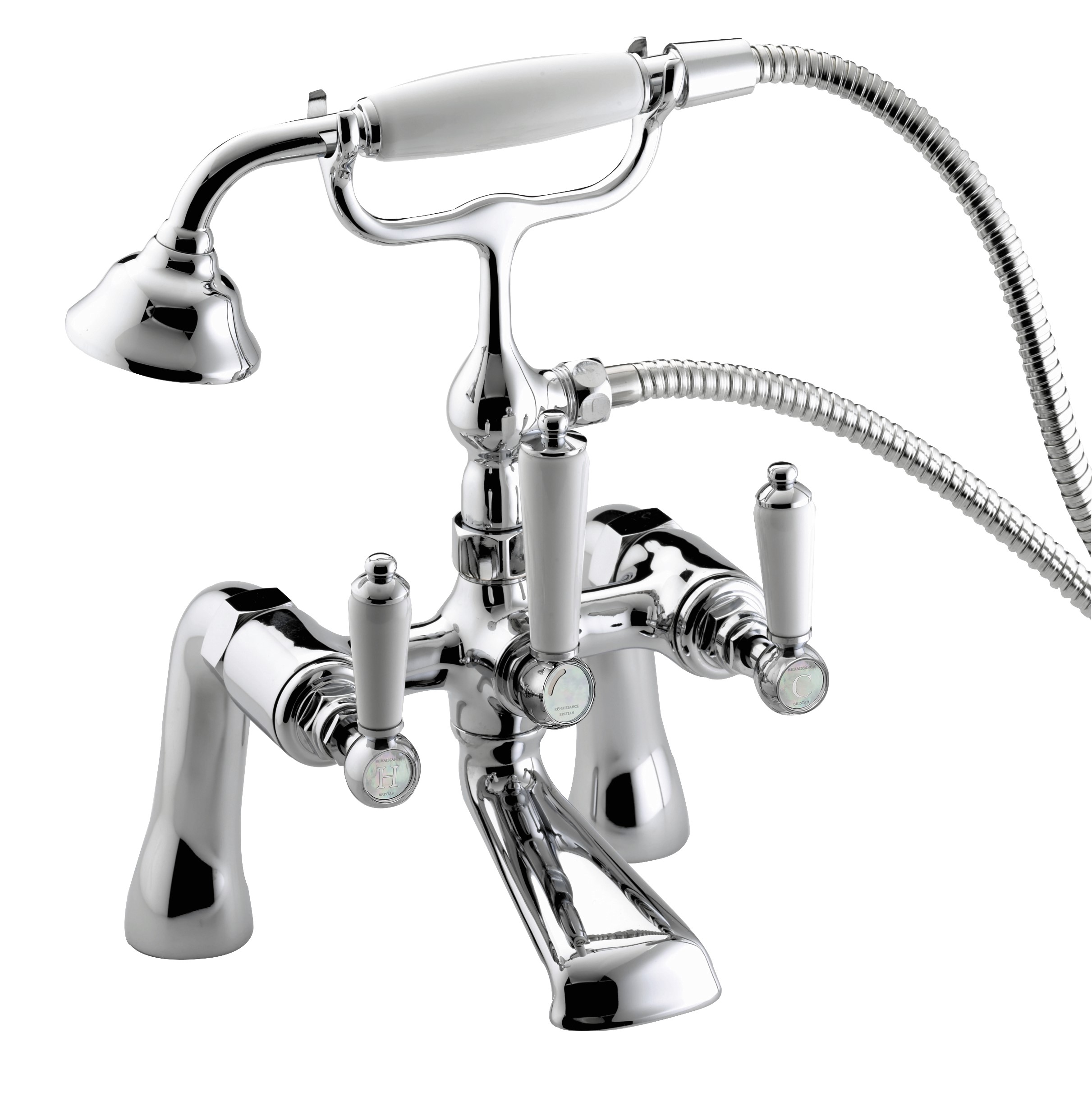 Bristan Renaissance Dual Valve Bath Shower Mixer Tap – Chrome