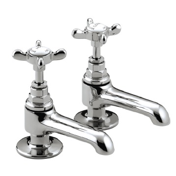 1901 Basin Taps with Ceramic Disc Valves Chrome