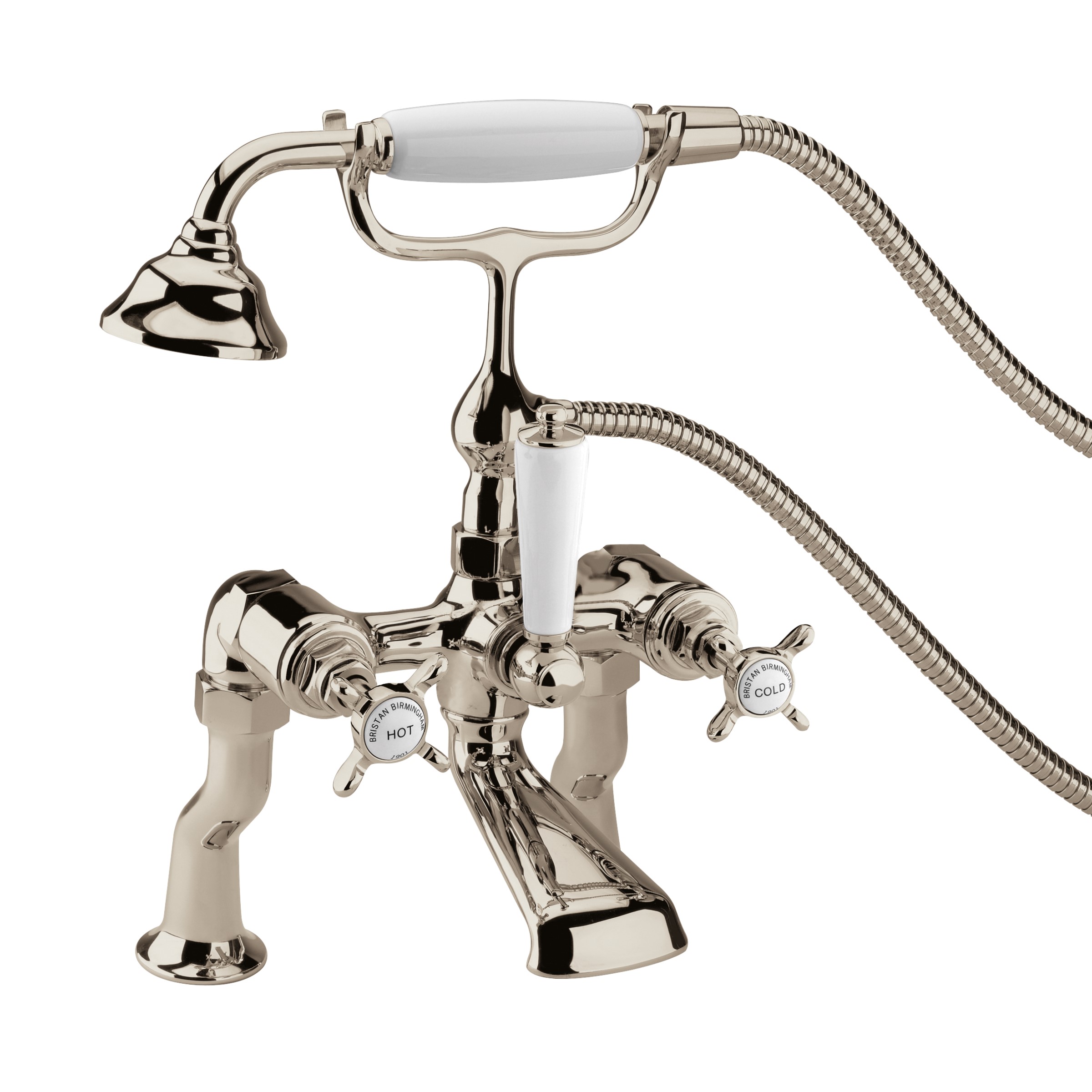 1901 Luxury Bath Shower Mixer with Ceramic Disc Valves Gold
