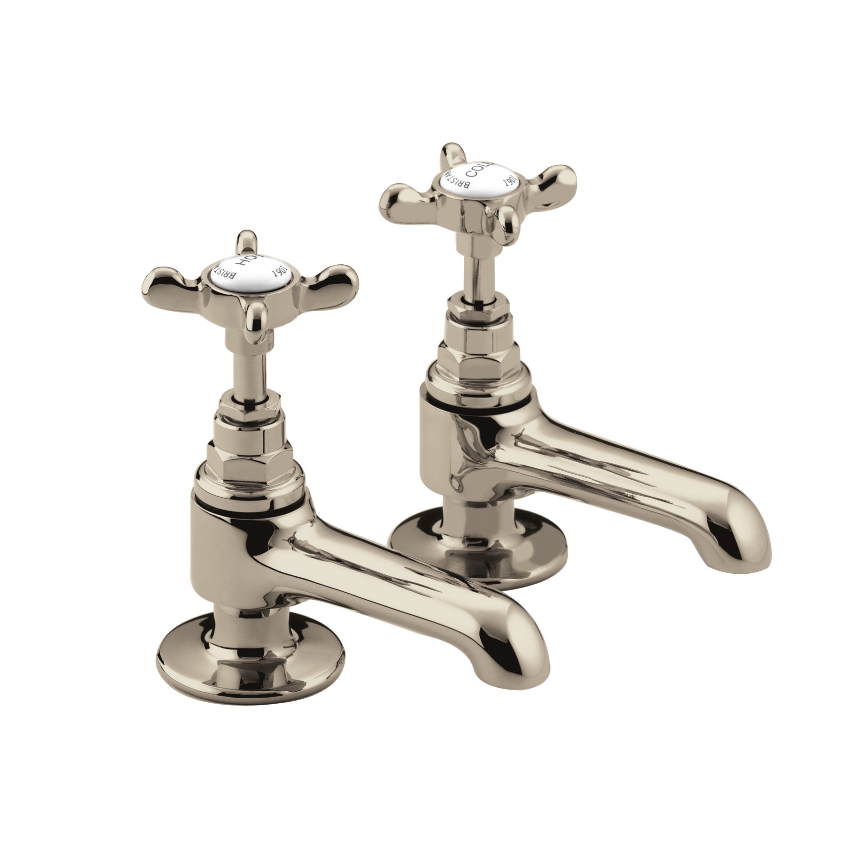 1901 Basin Taps with Ceramic Disc Valves Gold