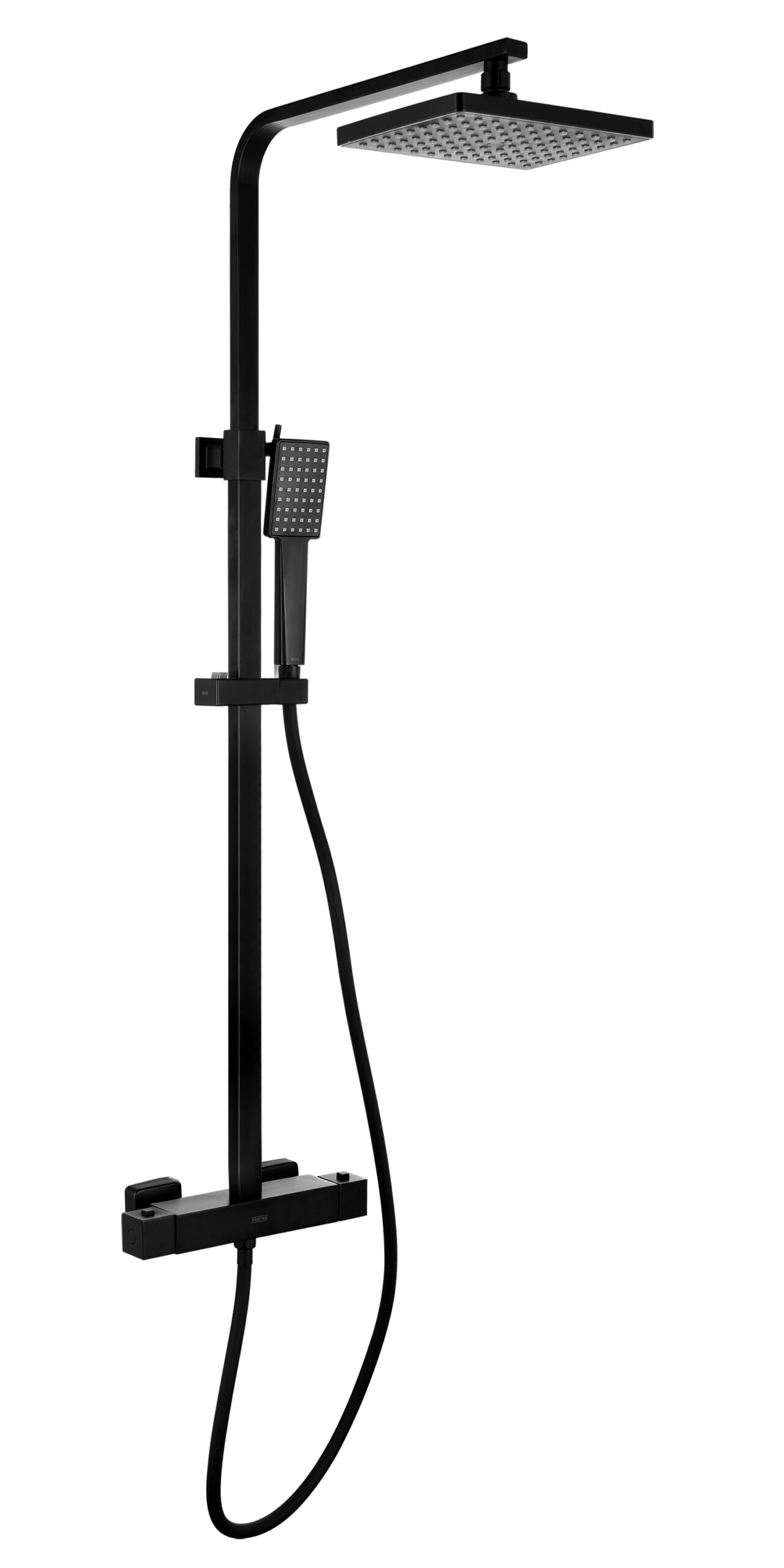 Black Bar Mixer Shower with Diverter