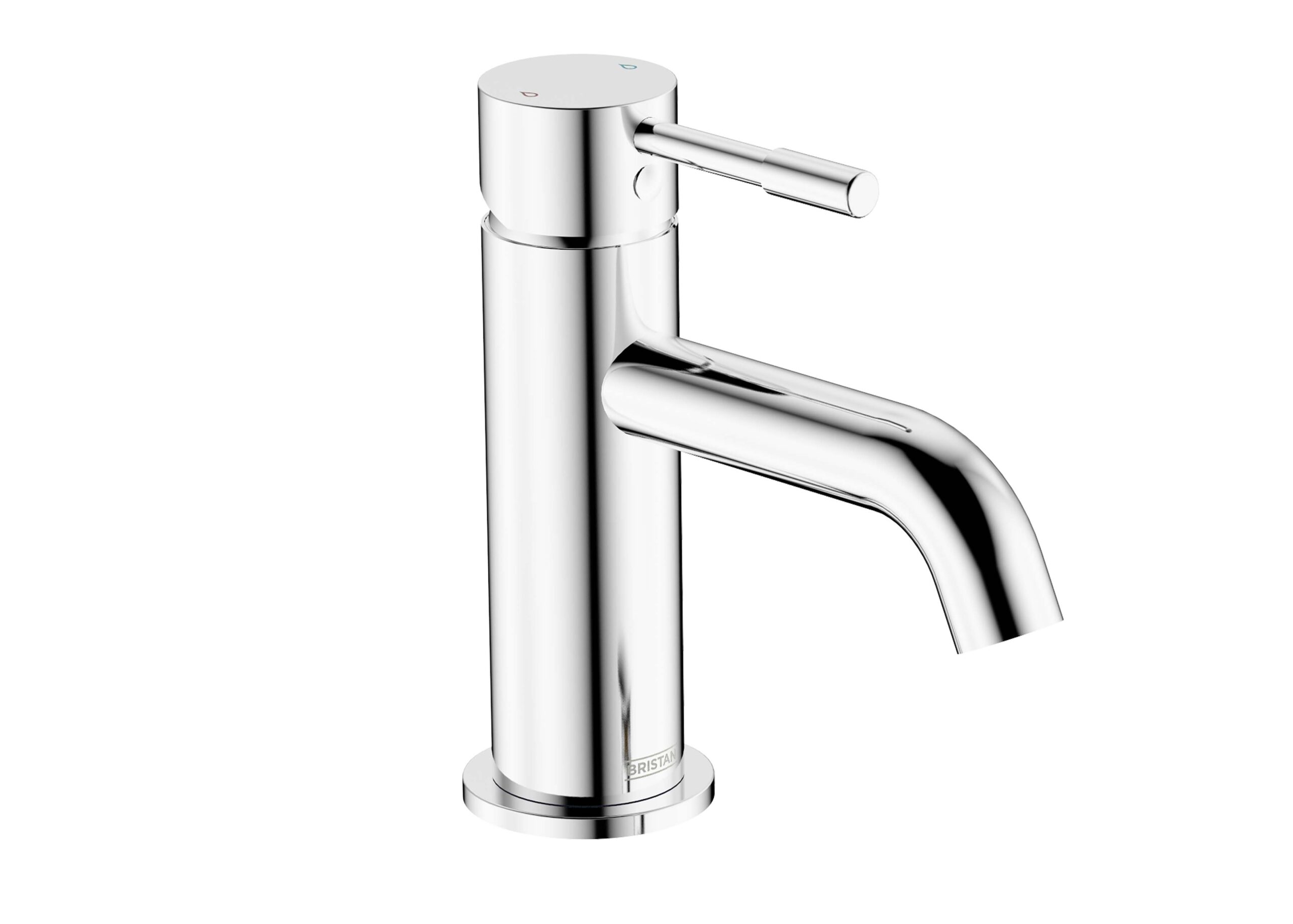 Mila Basin Mixer Tap with Clicker Waste Chrome