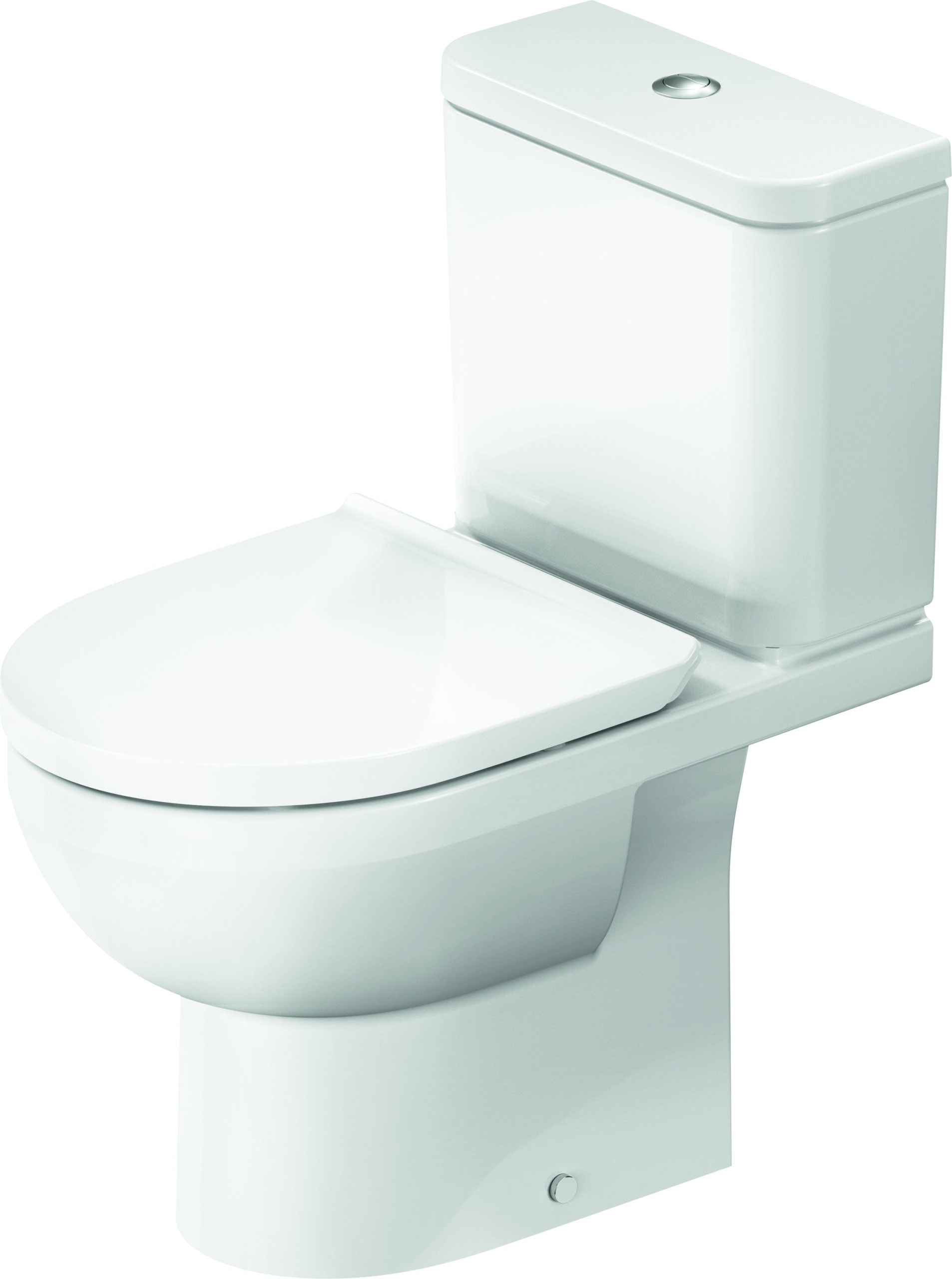 Duravit Duravit No.1 Floorstanding toilet for combination, 655 mm White High Gloss, Washdown model, Rimless, For bowl mounted cistern, 0 l / 4,5 l, Outlet: horizontal – 21830900002
