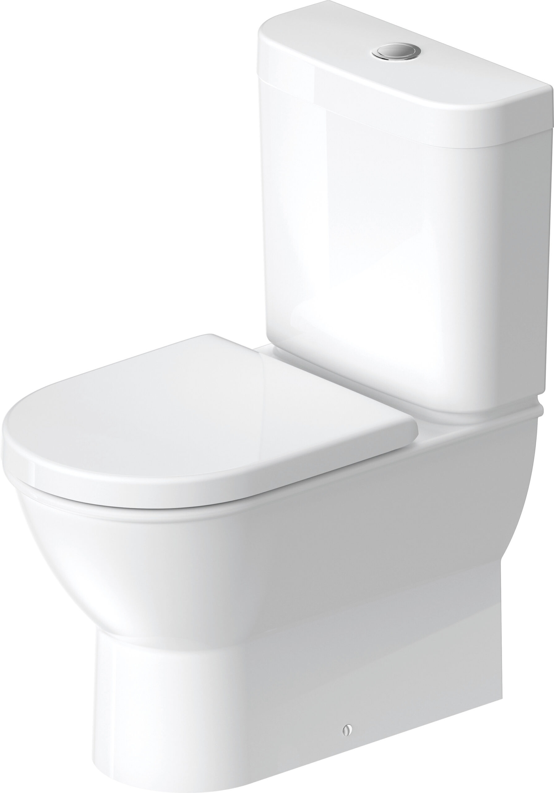Toilet floor standing 570mm, Darling New, colour White, washdown model, horizontal outlet, back-to-wall, WonderGliss