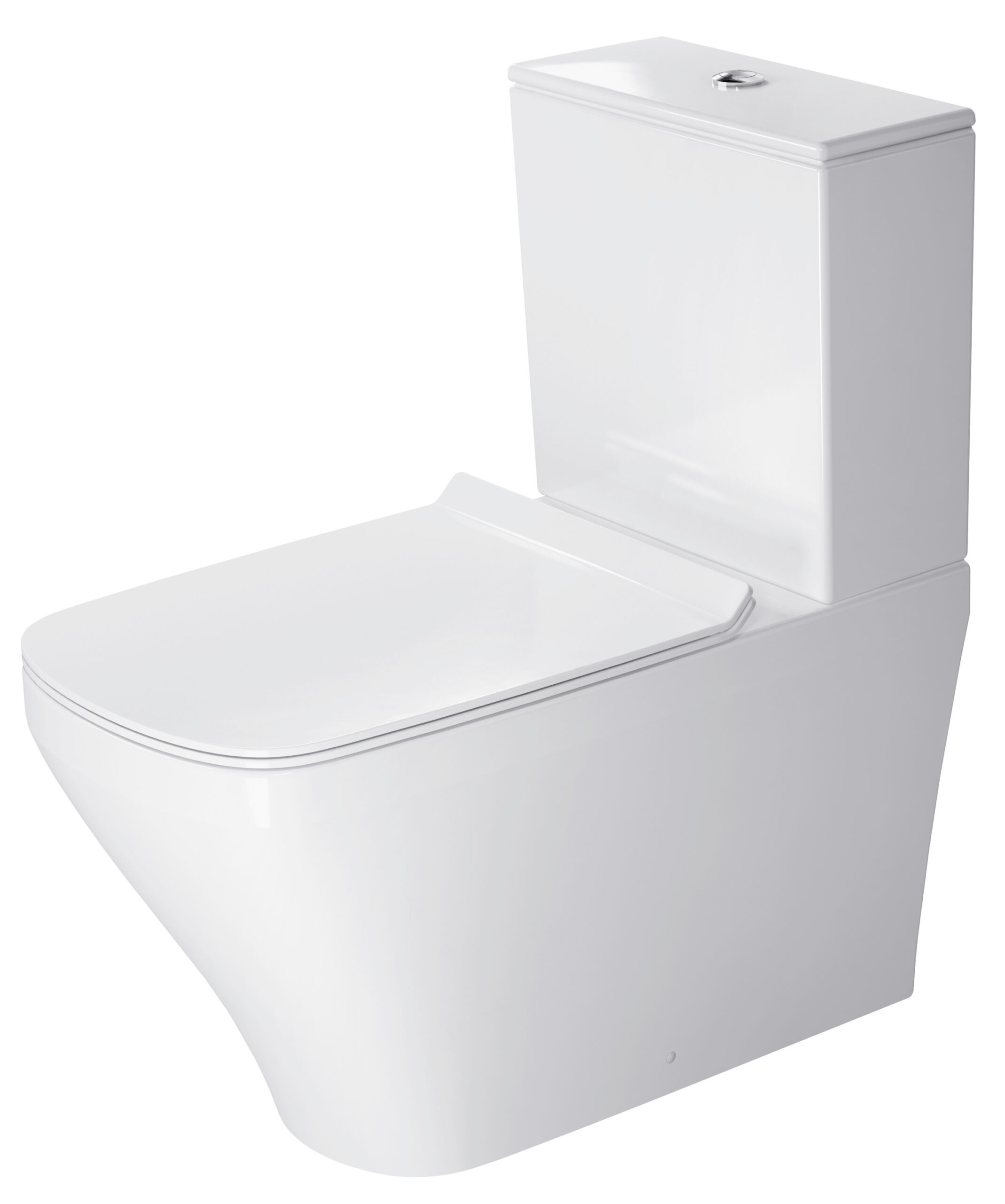 Duravit DuraStyle Floorstanding toilet for combination, 705 mm White High Gloss, Washdown model, Closed, HygieneGlaze, For bowl mounted cistern, 0 l / 4,5 l, Outlet: horizontal – 2156092000