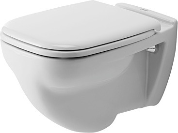 Toilet wall mounted 540 mm, D-Code, colour White, washout model