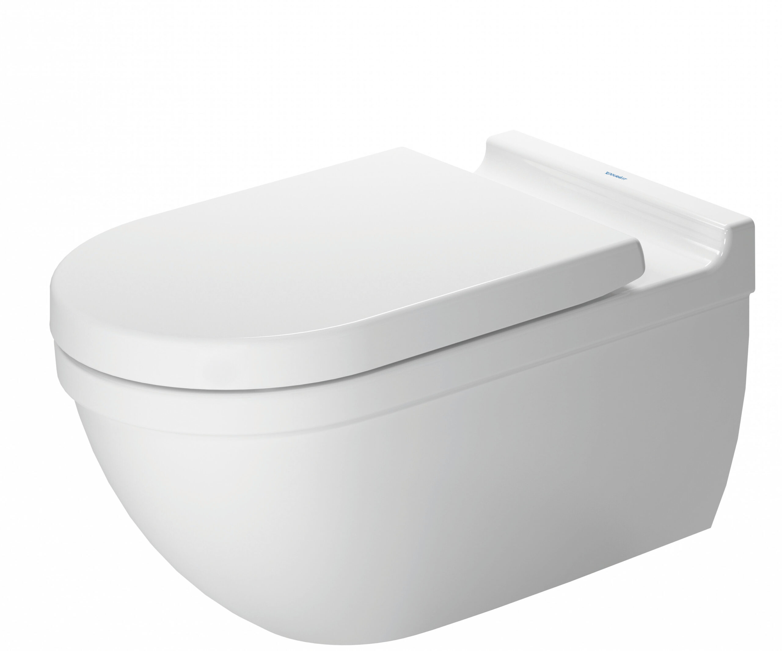 Toilet wall mounted 620 mm, Starck 3, colour White, washdown model