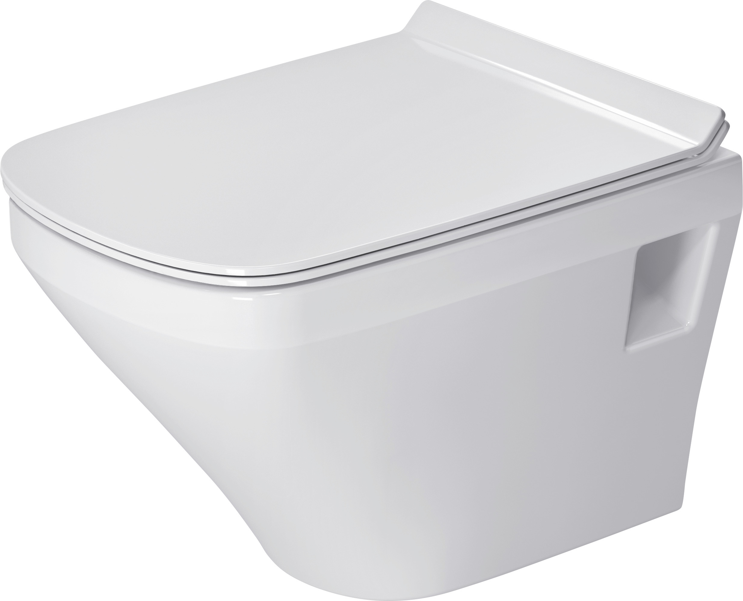 Toilet wall mounted Compact 480 mm, DuraStyle, colour White, washdown model, WonderGliss