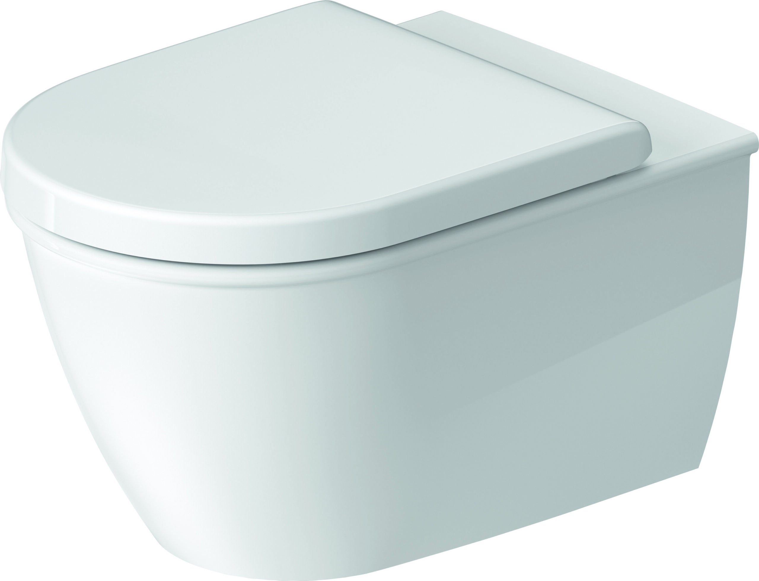 Toilet wall mounted 540 mm, Darling New, colour White, washdown model, rimless, WonderGliss