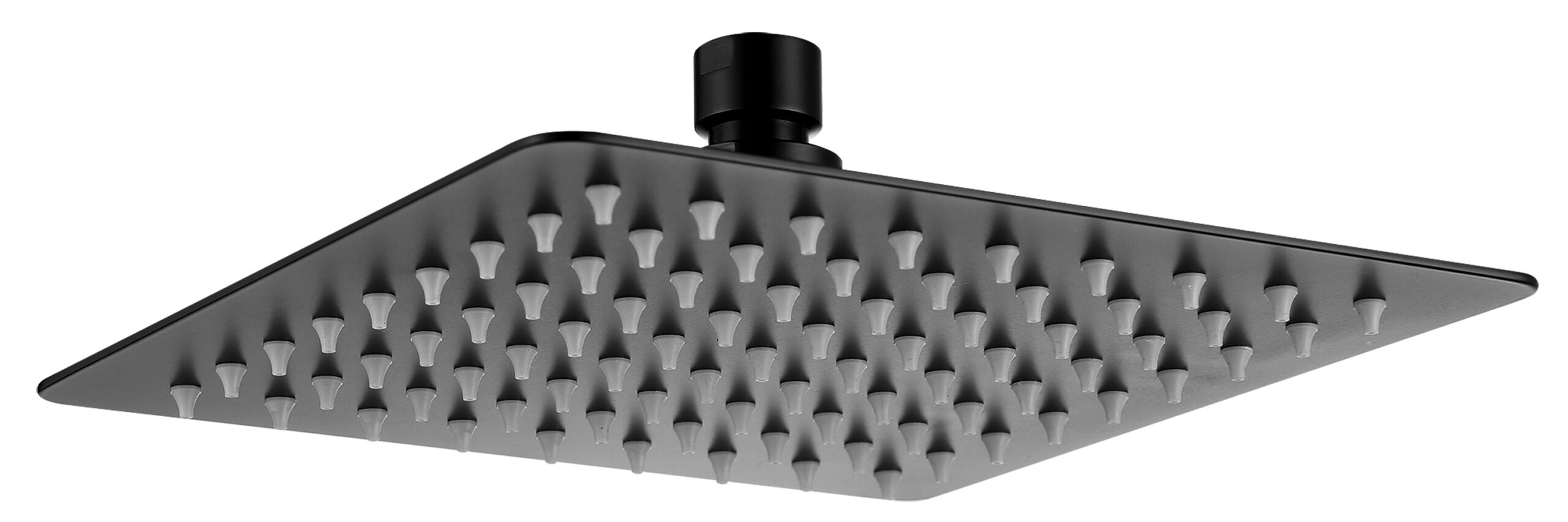 Black 200mm Square shower Head