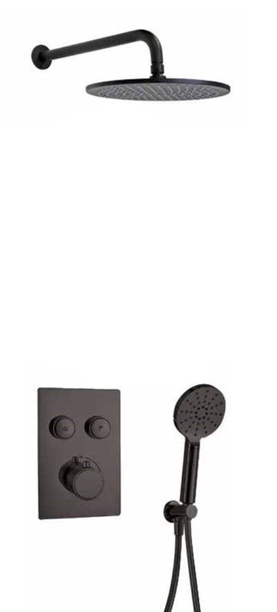 Fuse Black Push Button Minimal