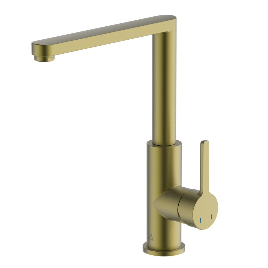 Fyn Kitchen Mixer – Matt Brushed Gold