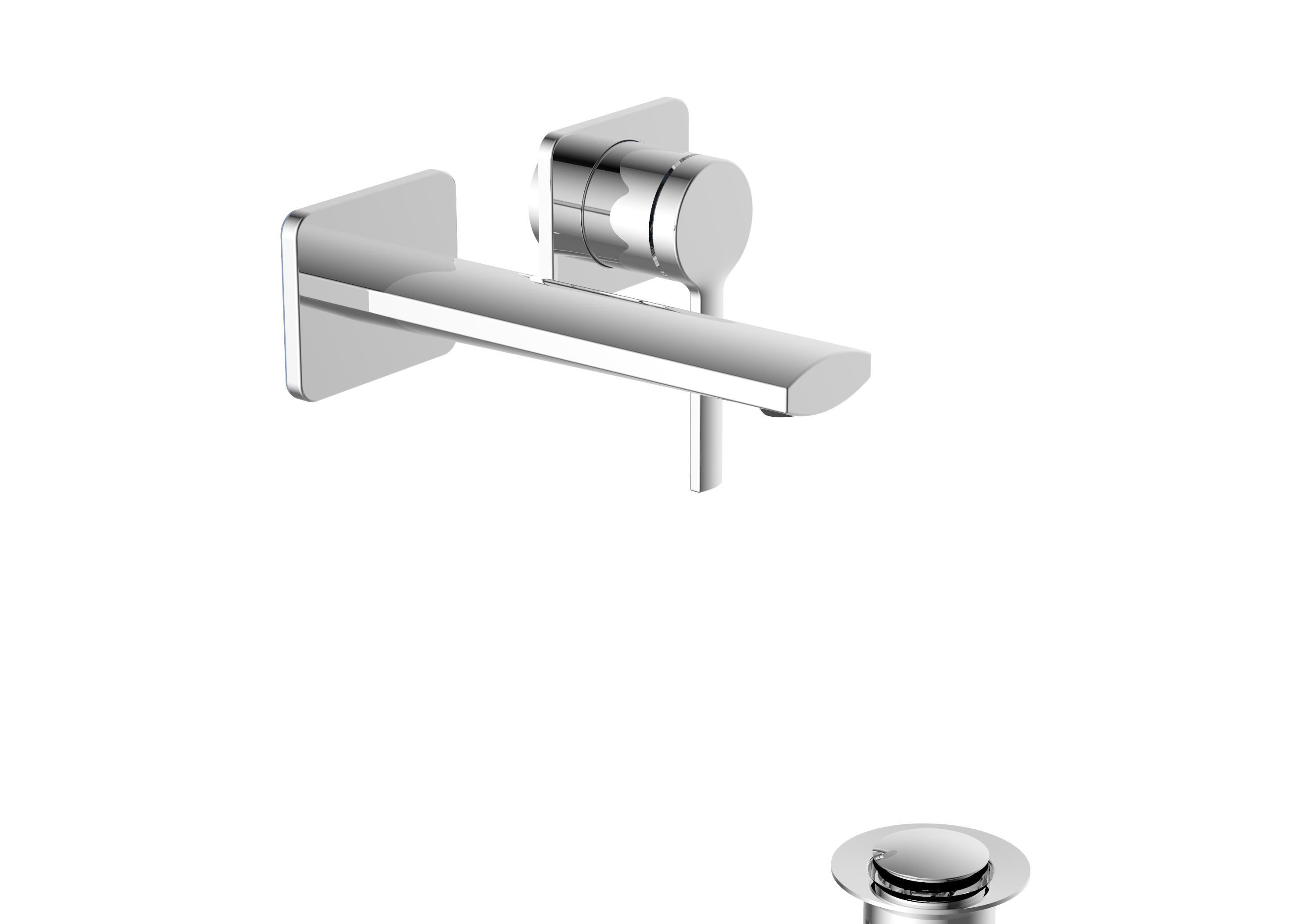 Ivy Wall Mounted Basin Mixer – Chrome