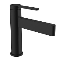 Single-lever basin mixer with aerator and flexible hoses 3/8″ >350mm.
