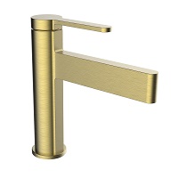 Single-lever basin mixer with aerator and flexible hoses 3/8″ >350mm.