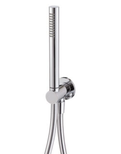 Hook, flexible and hand shower kit