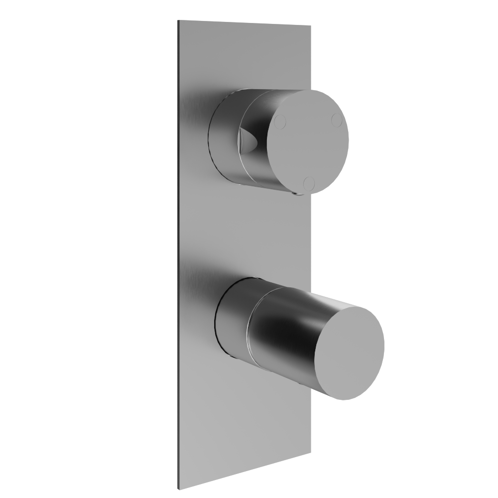Concealed mixer with 3 ways diverter