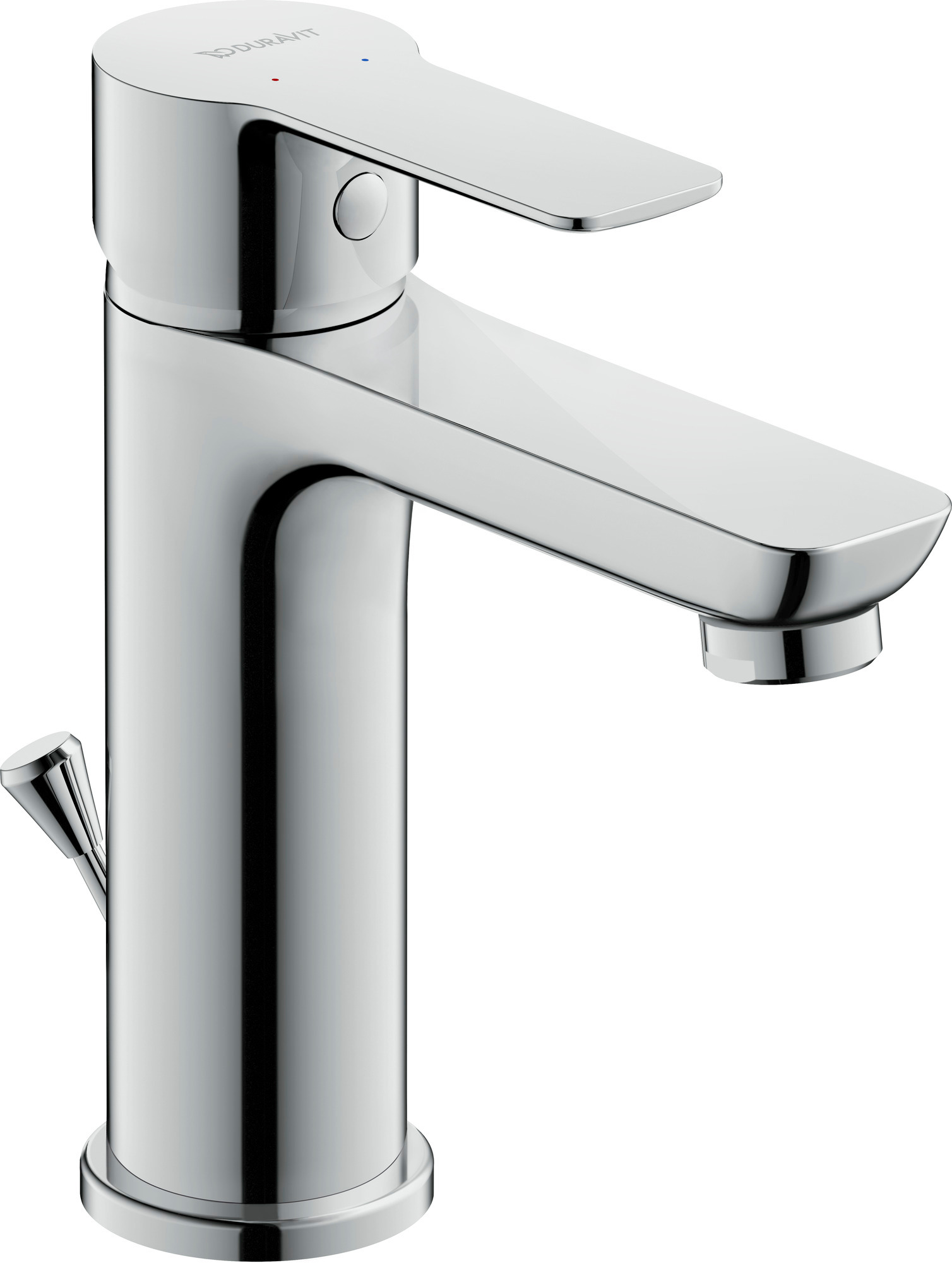 Single lever basin mixer M with pull-rod