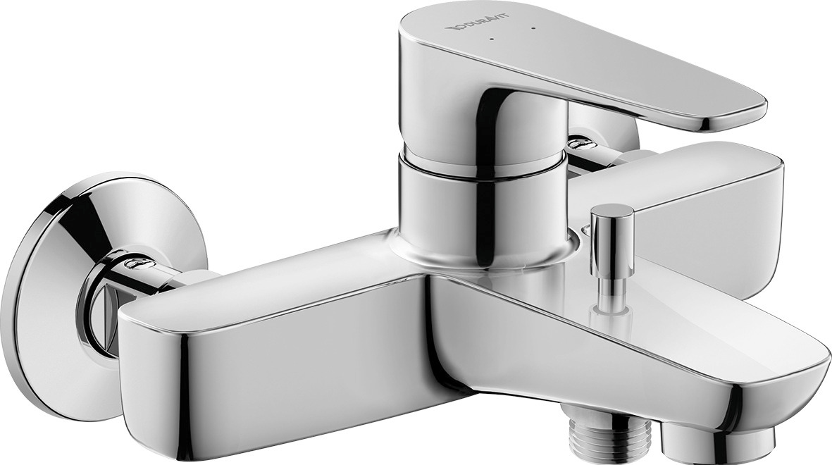 Single lever bath mixer exposed