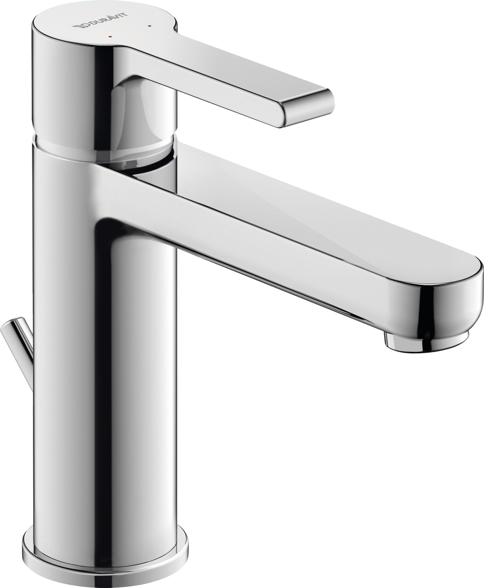 Single lever basin mixer M with pull-rod