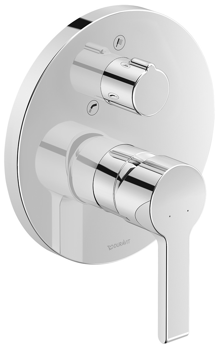 Single lever bath mixer concealed