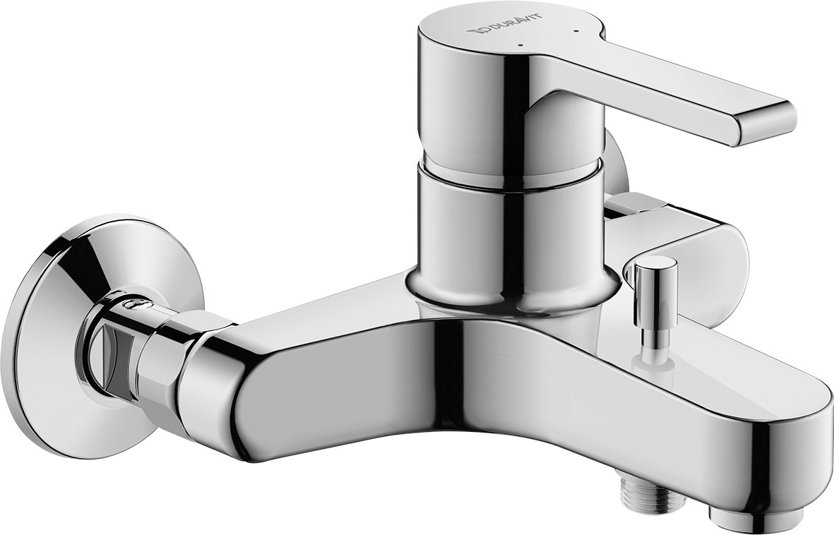 Single lever bath mixer exposed