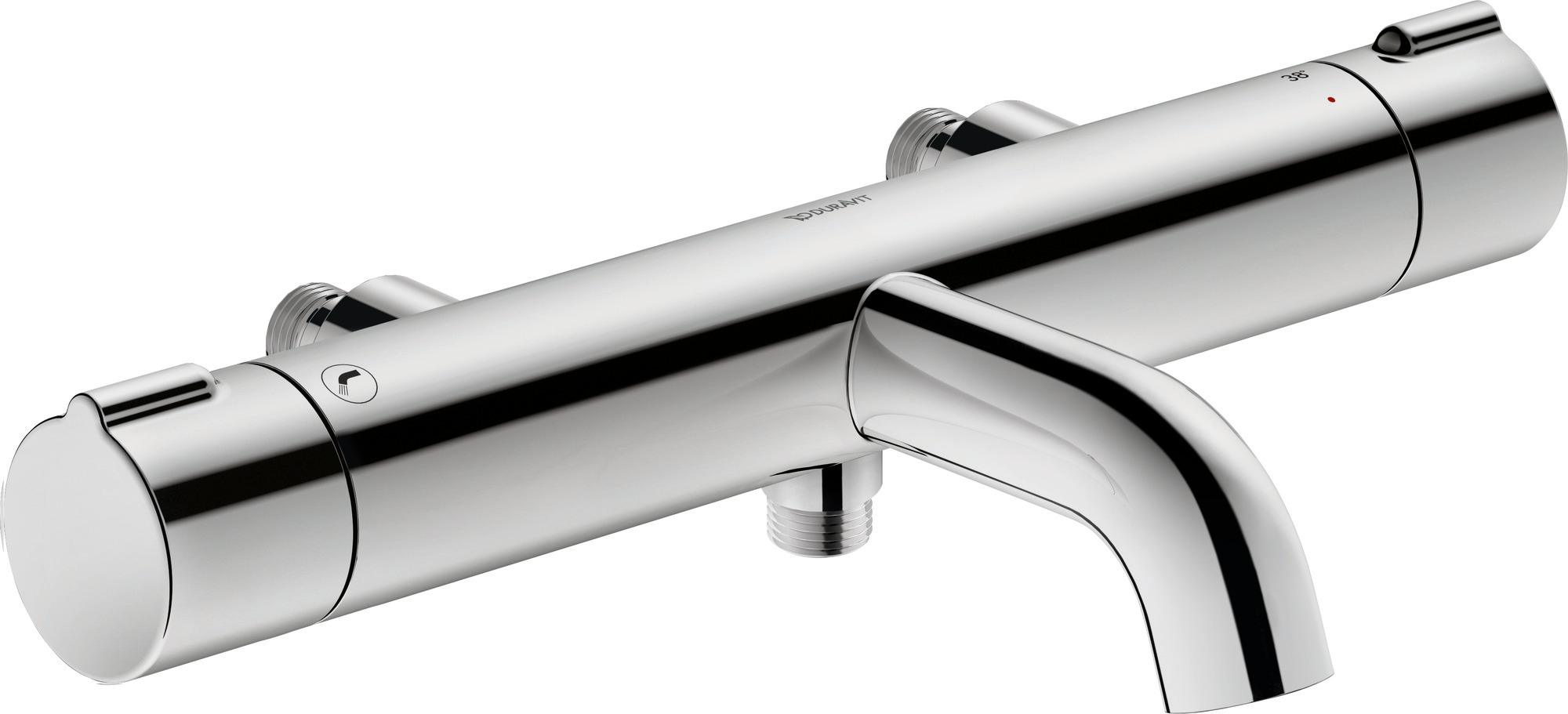 Thermostat bath mixer exposed