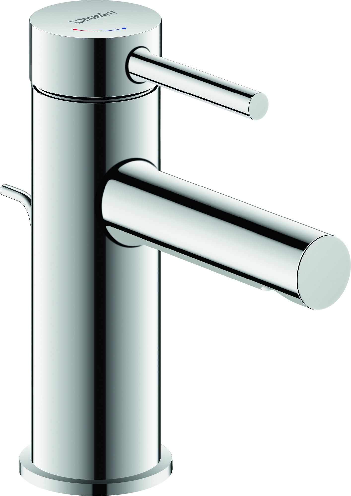 Single lever basin mixer S with pull-rod FreshStart