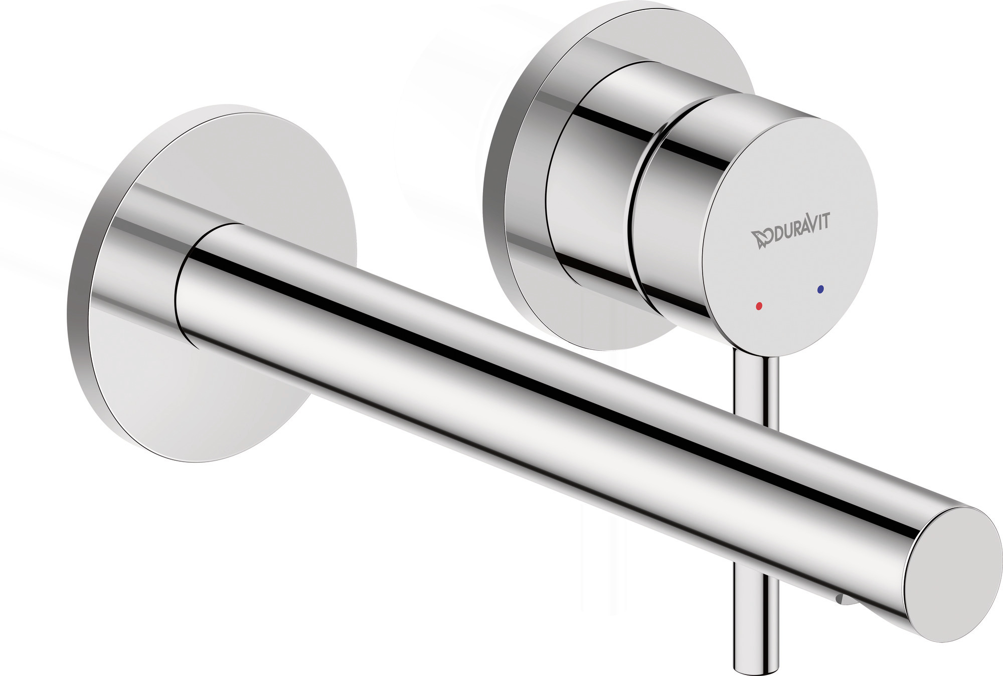 Single lever basin mixer concealed