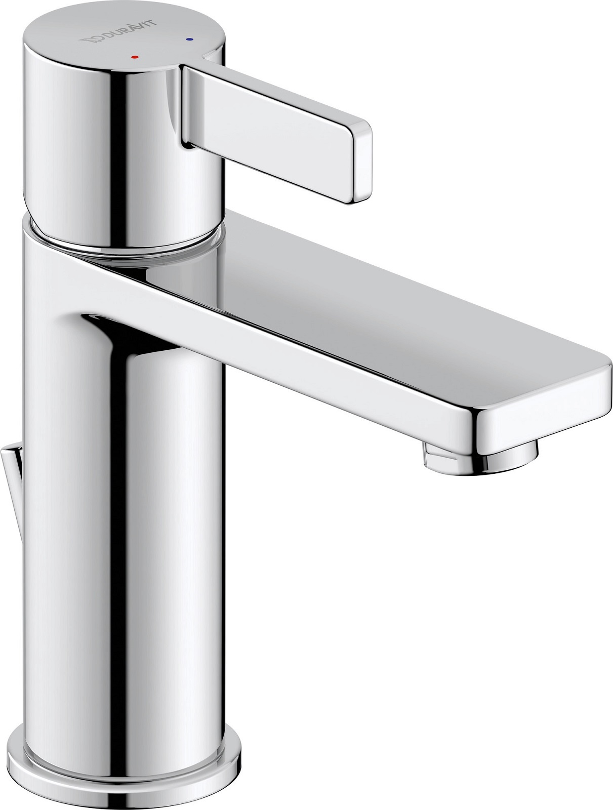 Single lever basin mixer M with pull-rod