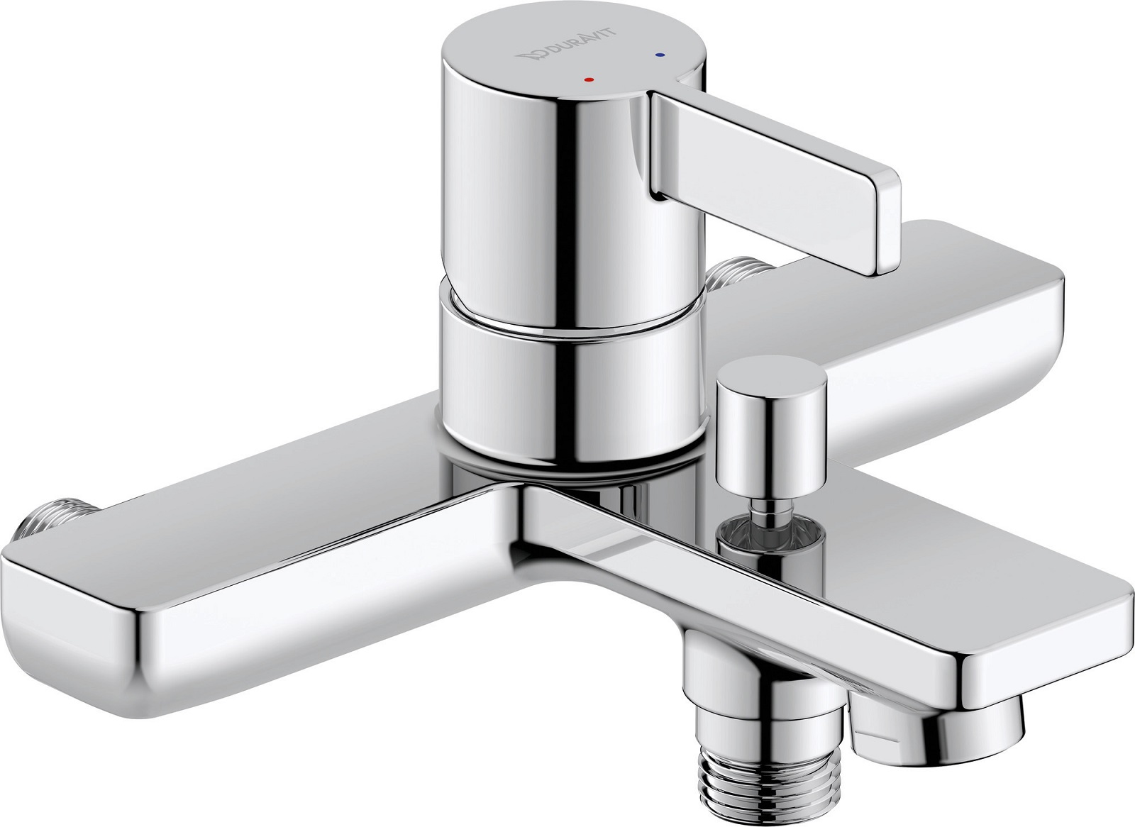 Single lever bath mixer exposed